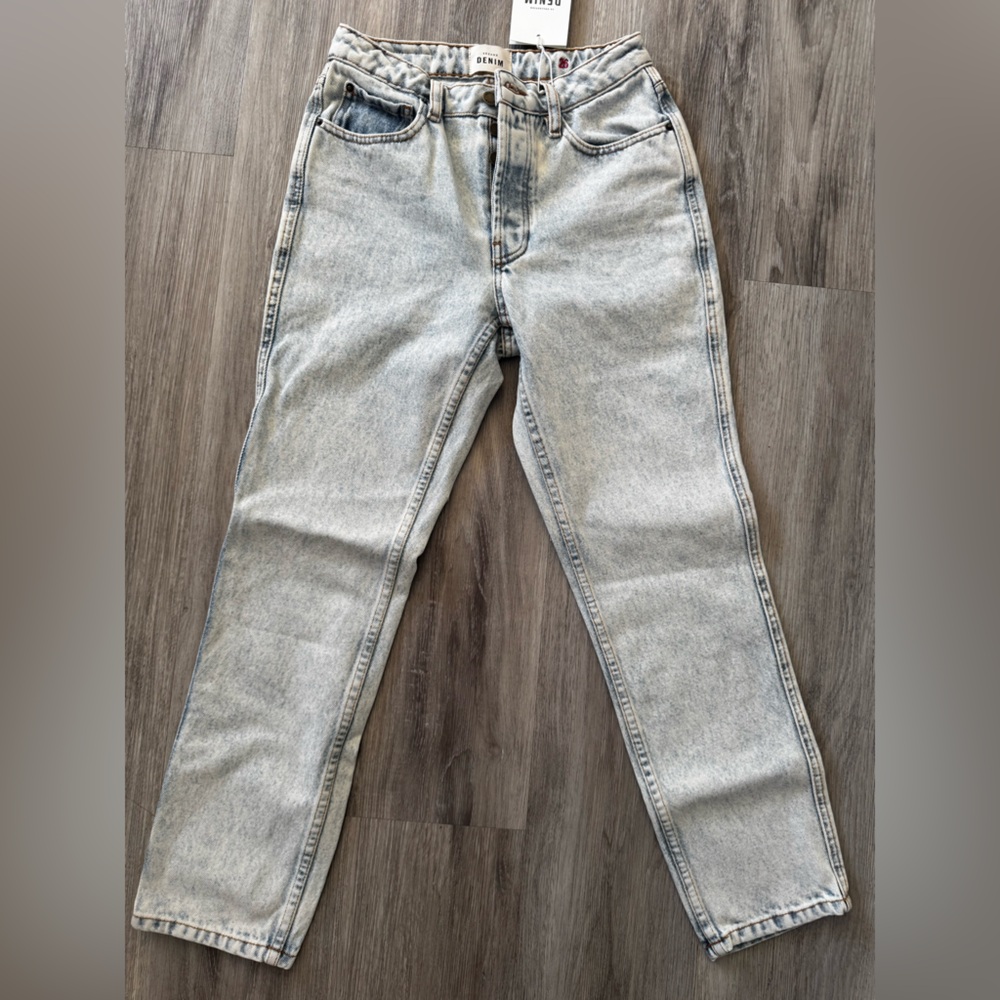 Sezane Women's Light blue Straight Leg Jeans
